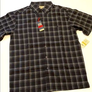 Haggar Small Easy Care Short Sleeve Button Shirt New D4